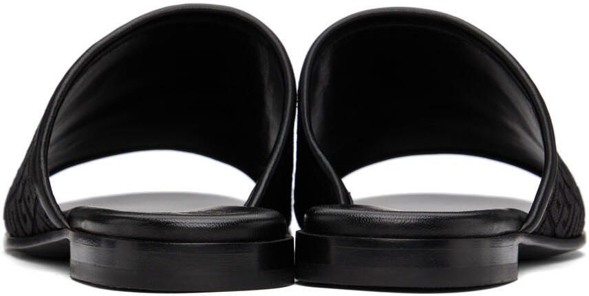 Givenchy Black 4G Mule Flat Sandals - Picture 2