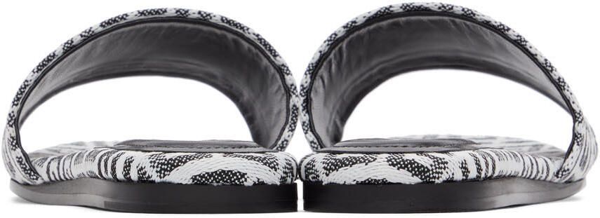 Givenchy Black & White 4G Sandals - Picture 2