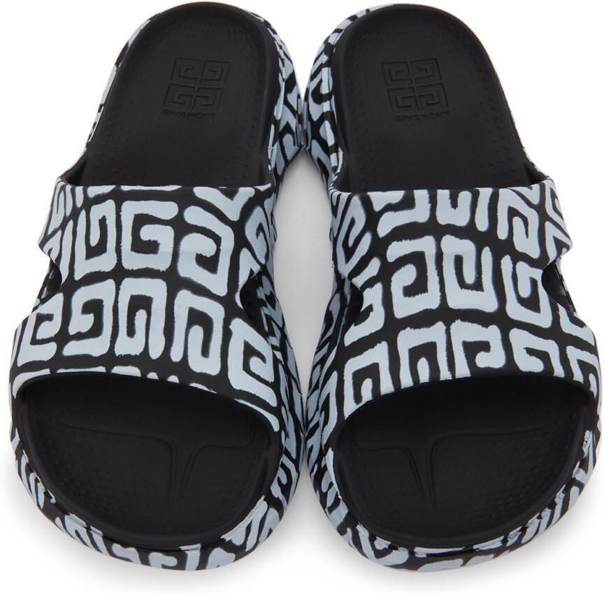 Givenchy Black & White Marshmallow Sandals