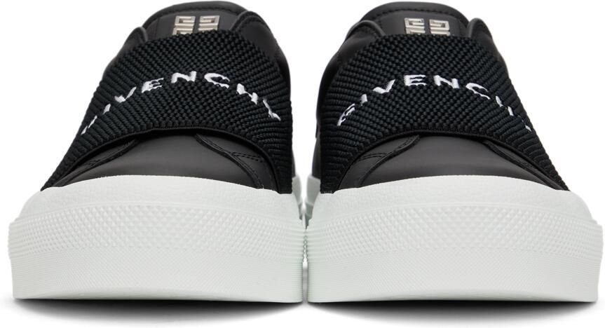 Givenchy Black City Court Slip-On Sneakers - Picture 3