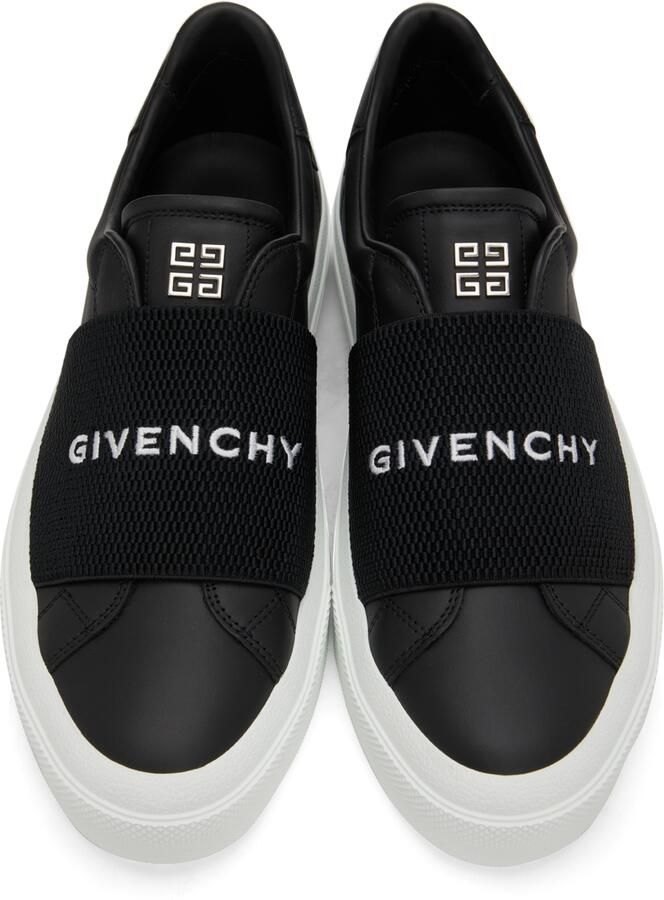 Givenchy Black City Court Slip-On Sneakers