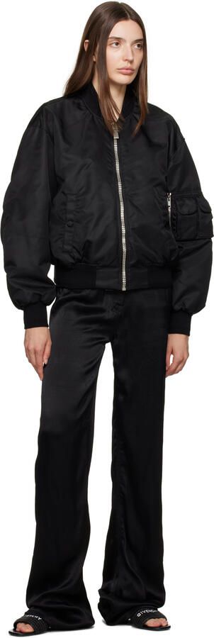 Givenchy Black Embroidered Heeled Sandals - Picture 2