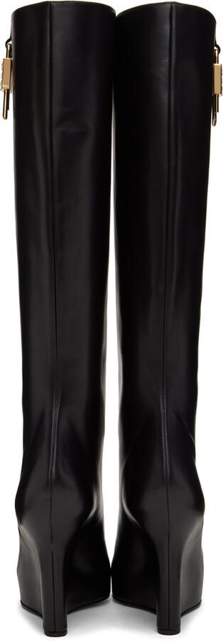 Givenchy Black G-Lock Boots - Picture 3