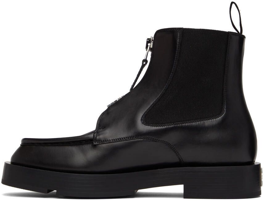 Givenchy Black Leather Boots - Picture 3