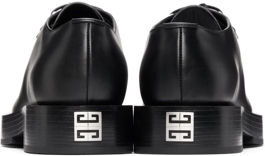 Givenchy Black Leather Squared Derbys - Picture 2