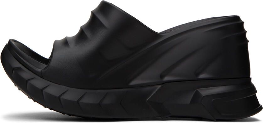 Givenchy Black Marshmallow Heeled Sandals - Picture 3