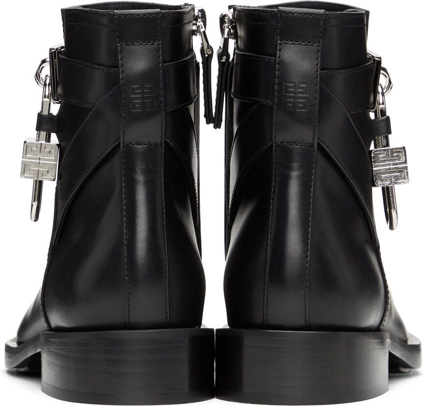 Givenchy Black Padlock Boots