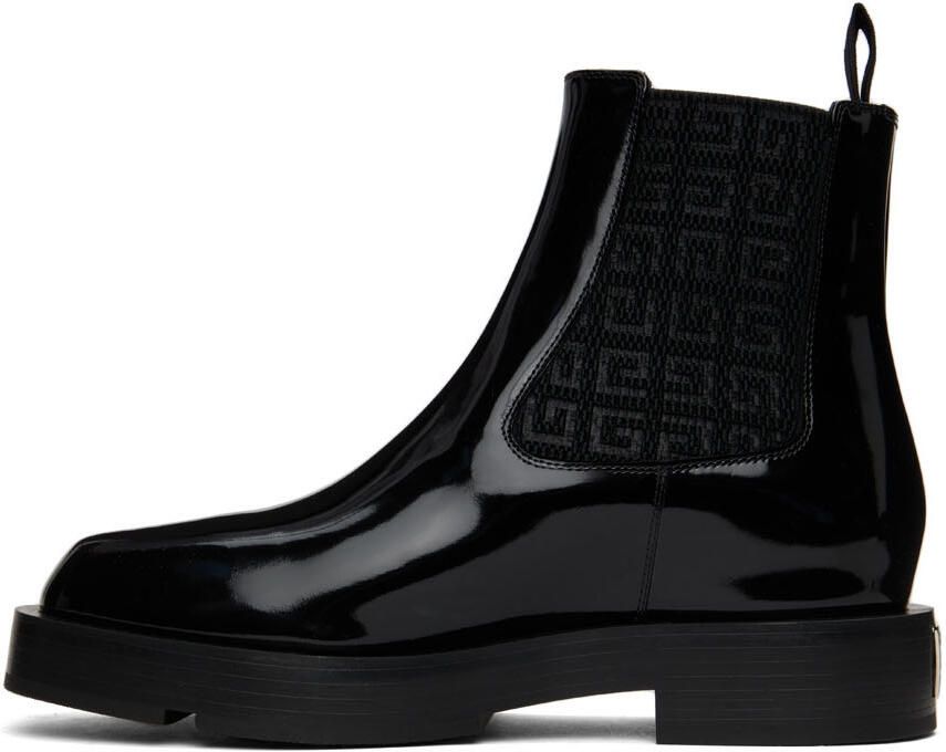 Givenchy Black Squared Chelsea Boots - Picture 3
