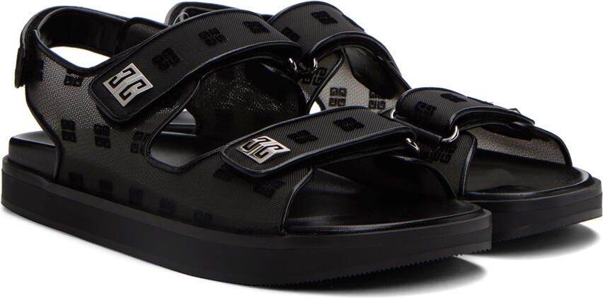 Givenchy Black Strap Sandals