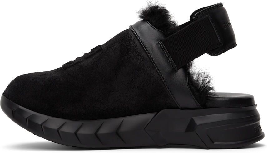 Givenchy Black Suede Marshmallow Loafers - Picture 3