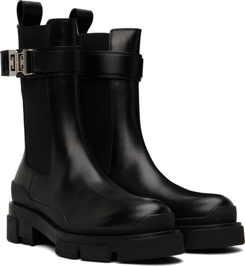 Givenchy Black Terra Chelsea Boots - Picture 2