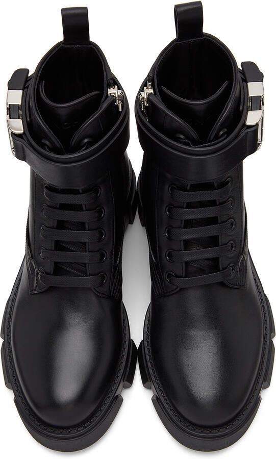 Givenchy Black Terra Combat Boots - Picture 3