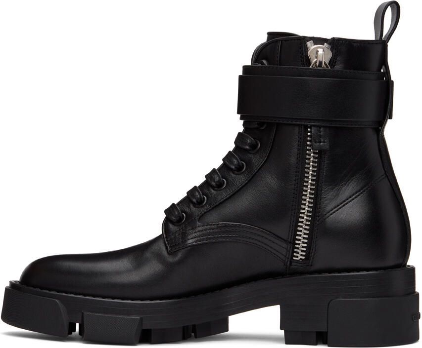 Givenchy Black Terra Combat Boots - Picture 2