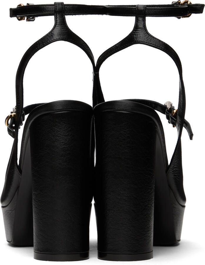 Givenchy Black Voyou Sandals - Picture 3