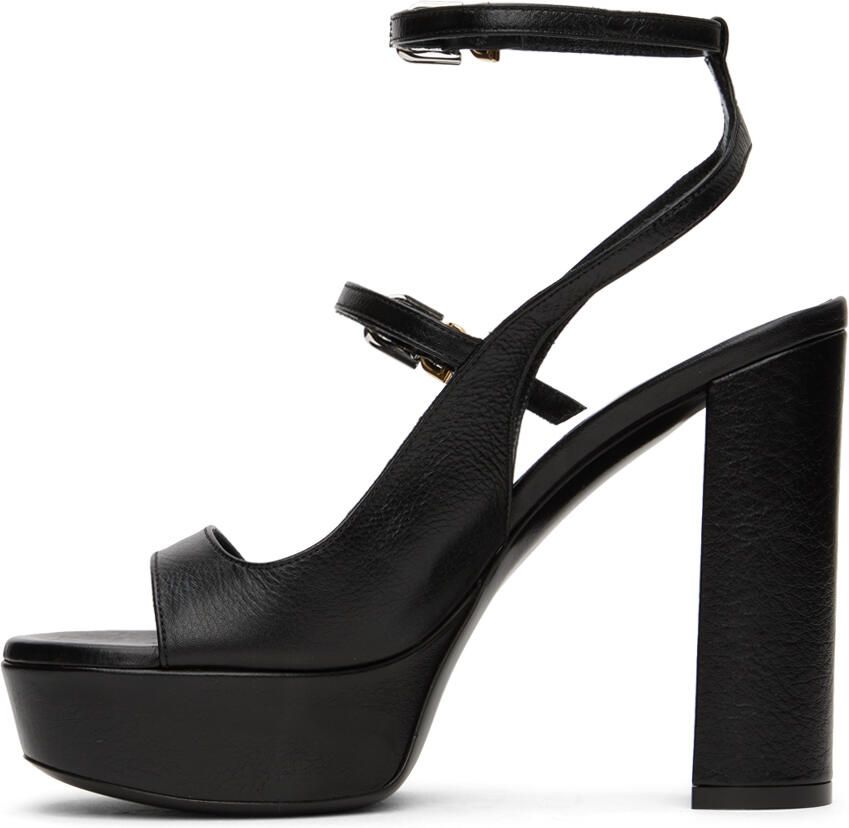 Givenchy Black Voyou Sandals - Picture 2