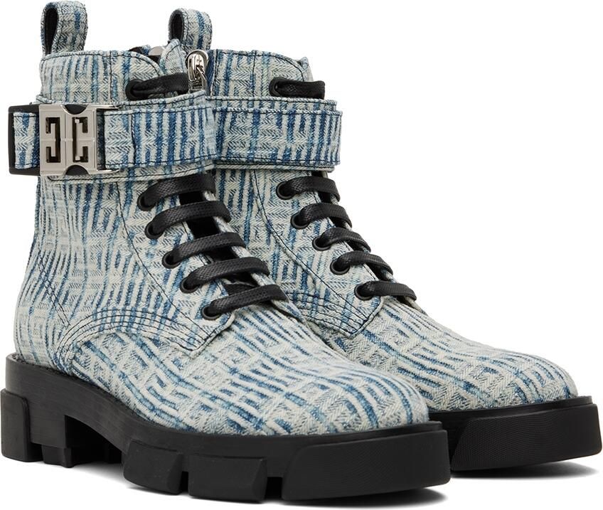 Givenchy Blue Terra Boots - Picture 2