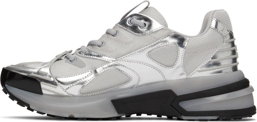 Givenchy Grey & Silver GIV 1 TR Sneakers - Picture 3