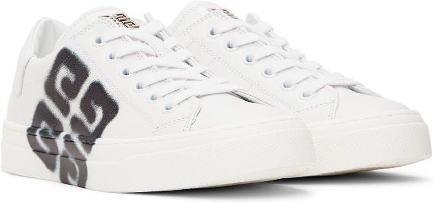 Givenchy Kids White 4G Sneakers - Picture 2