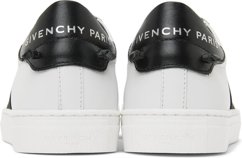 Givenchy Kids White & Black Logo Band Sneakers