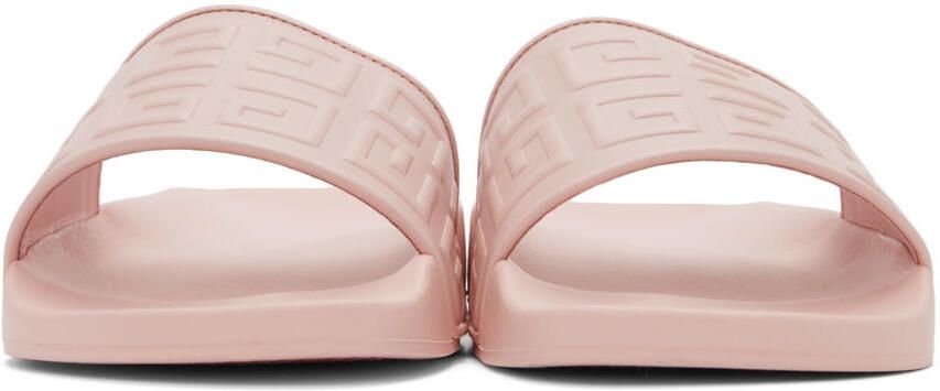 Givenchy Pink 4G Slide Sandals - Picture 3