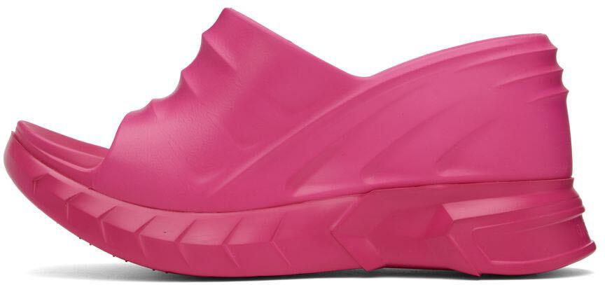 Givenchy Pink Marshmallow Heeled Sandals - Picture 3