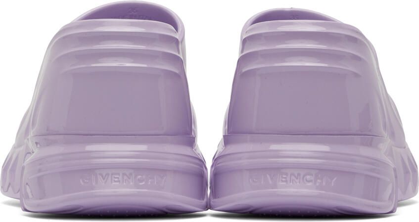 Givenchy Purple Marshmallow Wedge Sandals