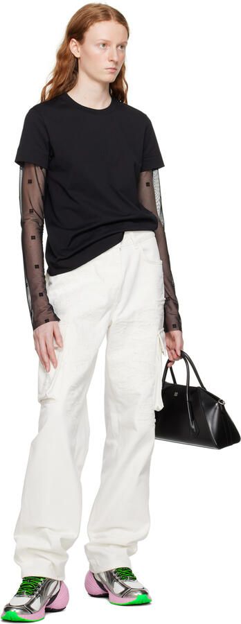 Givenchy Silver & Pink TK-MX Sneakers - Picture 4