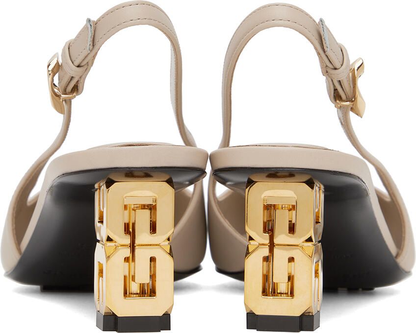 Givenchy Taupe G Cube Heels