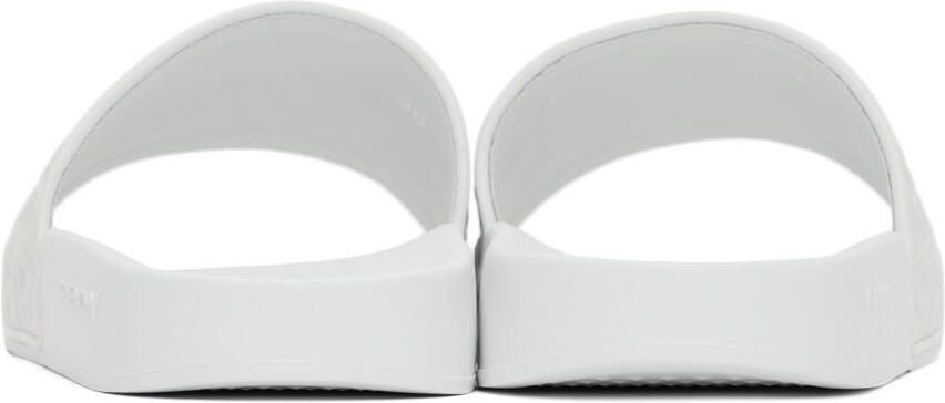 Givenchy White 4G Slide Flat Sandals - Picture 2
