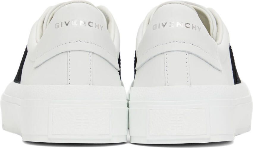 Givenchy White & Black City Court Slip-On Sneaker - Picture 2