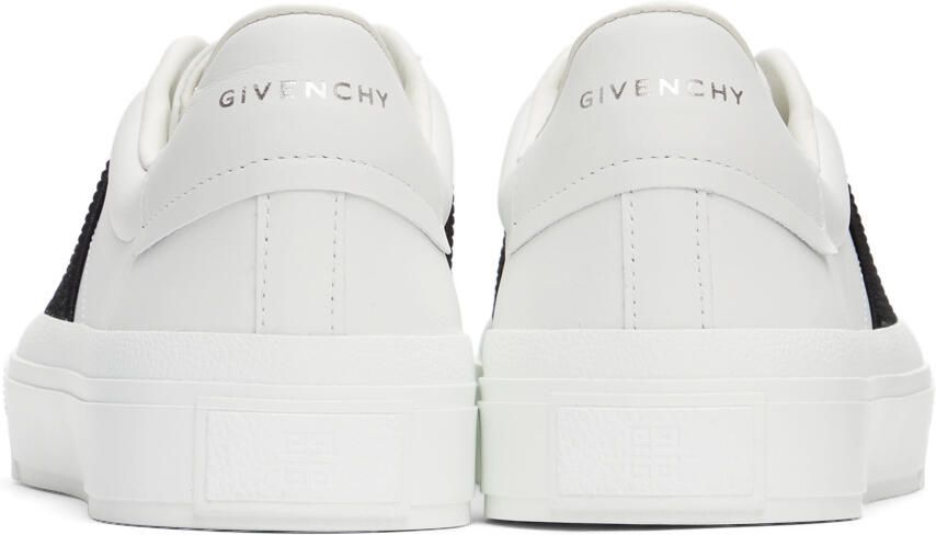 Givenchy White & Black City Court Slip-On Sneaker - Picture 2