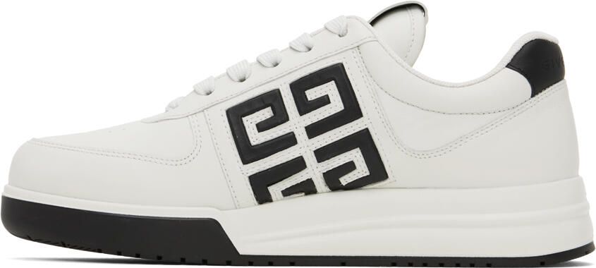 Givenchy White & Black G4 Sneakers - Picture 3