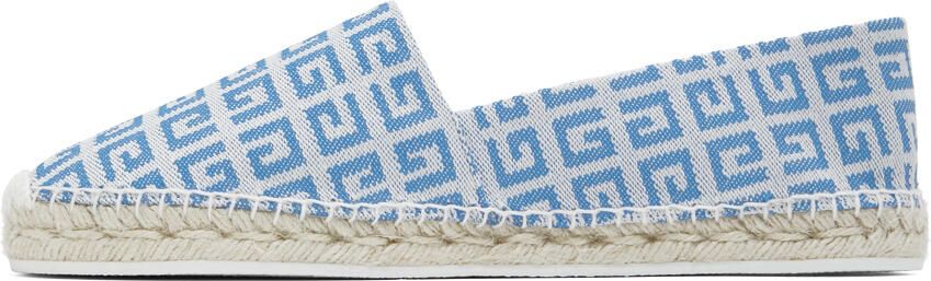 Givenchy White & Blue 4G Espadrilles - Picture 3