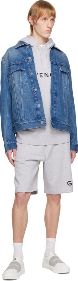 Givenchy White & Gray City Sport Sneakers - Picture 4