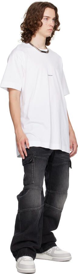 Givenchy White & Gray G4 Sneakers - Picture 4