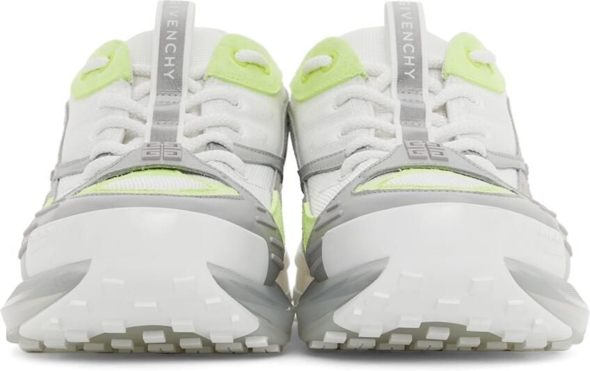 Givenchy White & Grey GIV 1 TR Sneakers - Picture 3