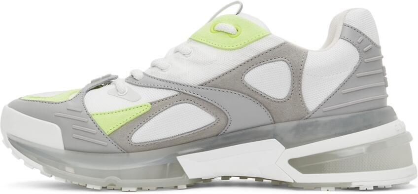 Givenchy White & Grey GIV 1 TR Sneakers - Picture 4