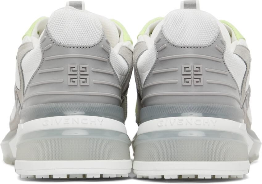 Givenchy White & Grey GIV 1 TR Sneakers - Picture 2