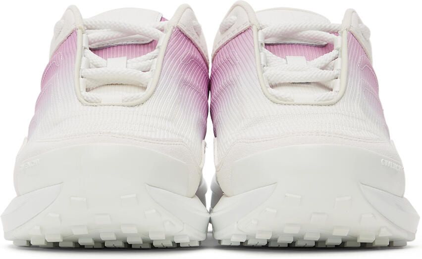 Givenchy White & Pink GIV 1 Light Runner Sneakers - Picture 3