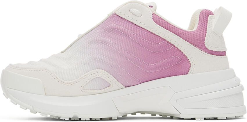 Givenchy White & Pink GIV 1 Light Runner Sneakers - Picture 4