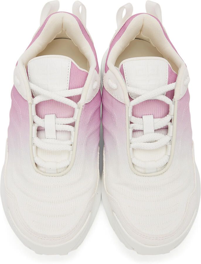 Givenchy White & Pink GIV 1 Light Runner Sneakers