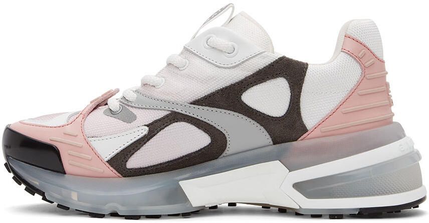 Givenchy White & Pink GIV 1 TR Sneakers - Picture 3