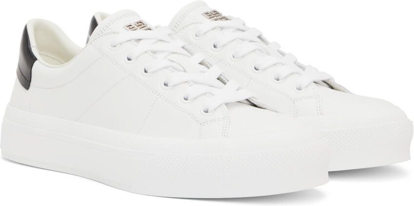 Givenchy White City Court Sneakers - Picture 2