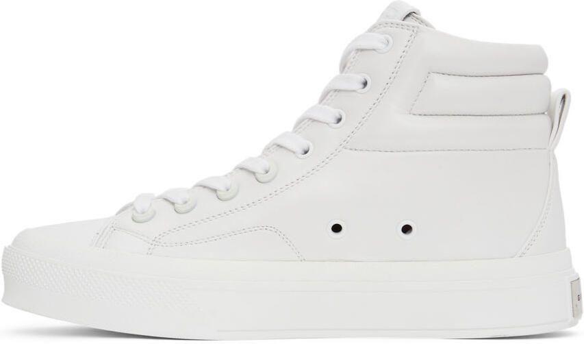 Givenchy White City High-Top Sneakers - Picture 4