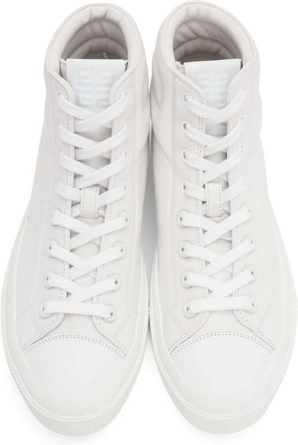 Givenchy White City High-Top Sneakers - Picture 3