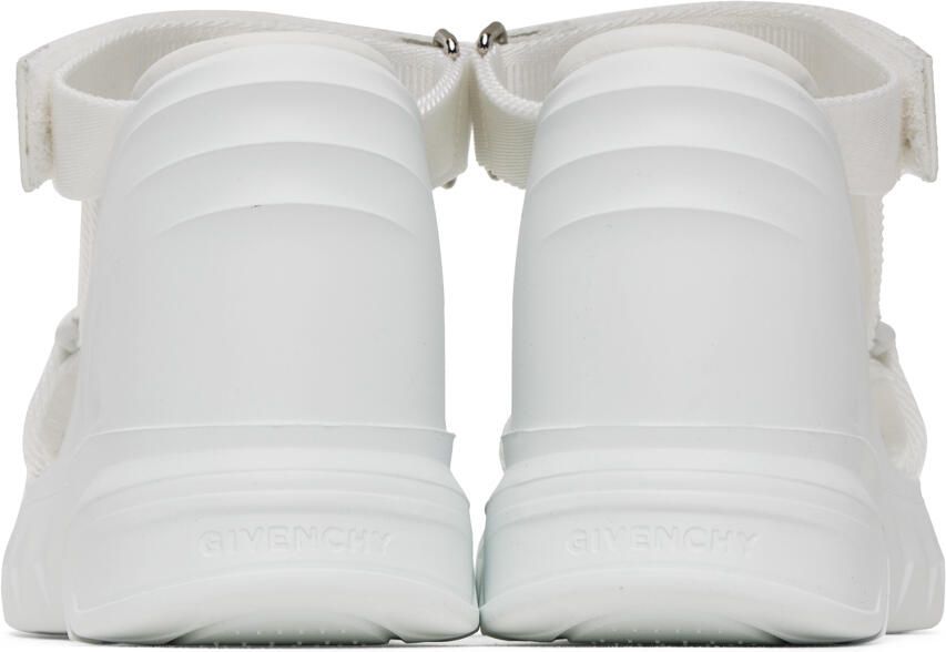 Givenchy White Marshmallow Wedge Sandals