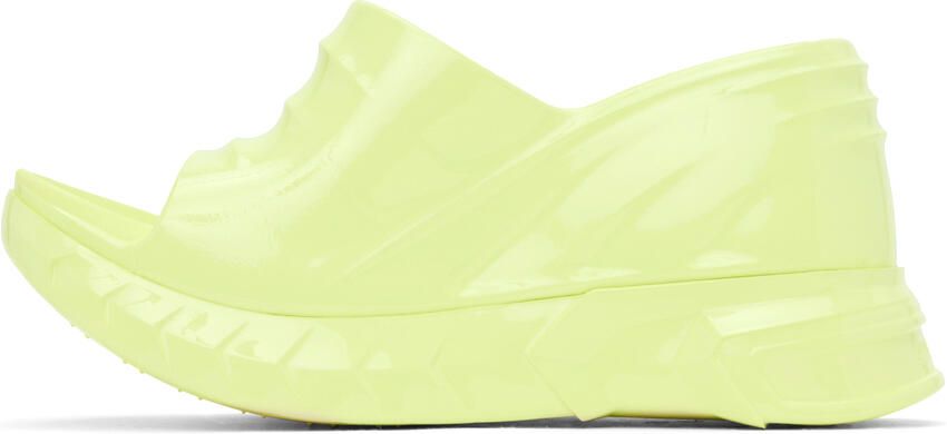 Givenchy Yellow Marshmallow Sandals - Picture 3