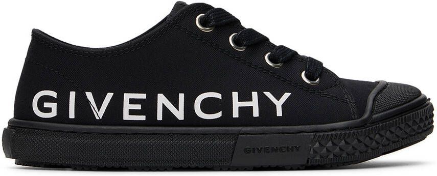 Givenchy Kids Black Logo Sneakers