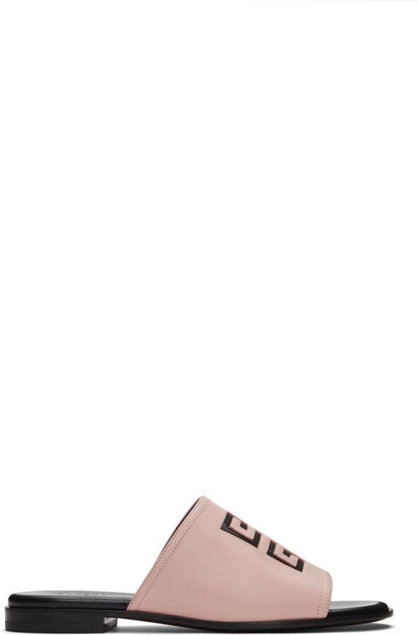 Givenchy Pink 4G Cut-Out Sandals