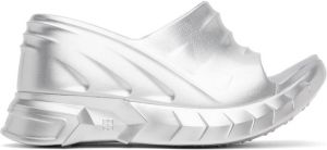 Givenchy Silver Marshmallow Sandals